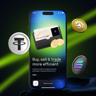 AltabourseETH handelsplatform-interface weergegeven op een mobiel apparaat